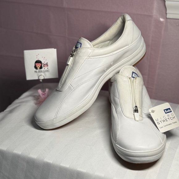 👟 Keds All-Leather Zipper Sneakers – Men’s 10.5 | Women’s 12 - Picture 1 of 4